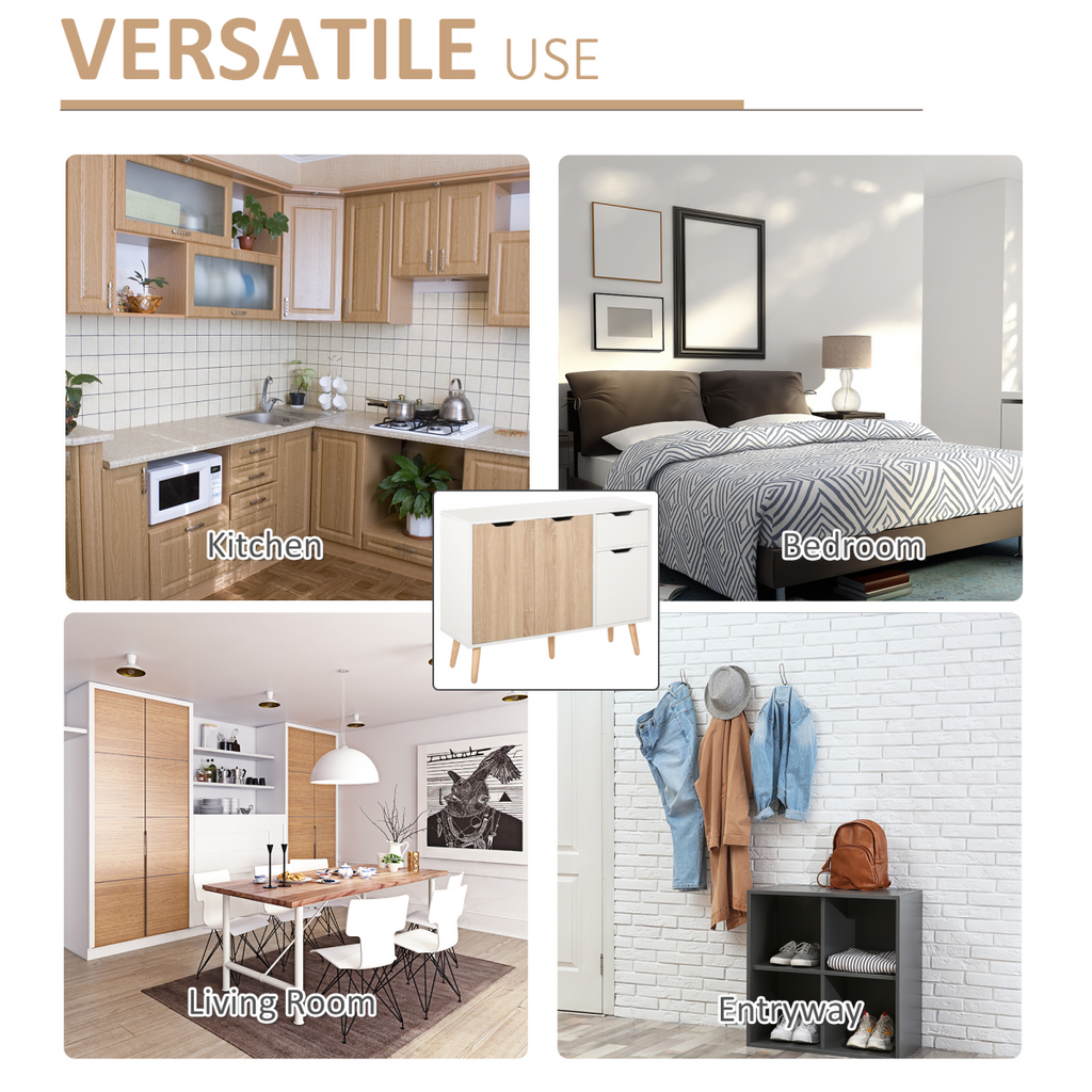Storage Cabinet Sideboard with Drawer Bedroom, Living Room, Home Office