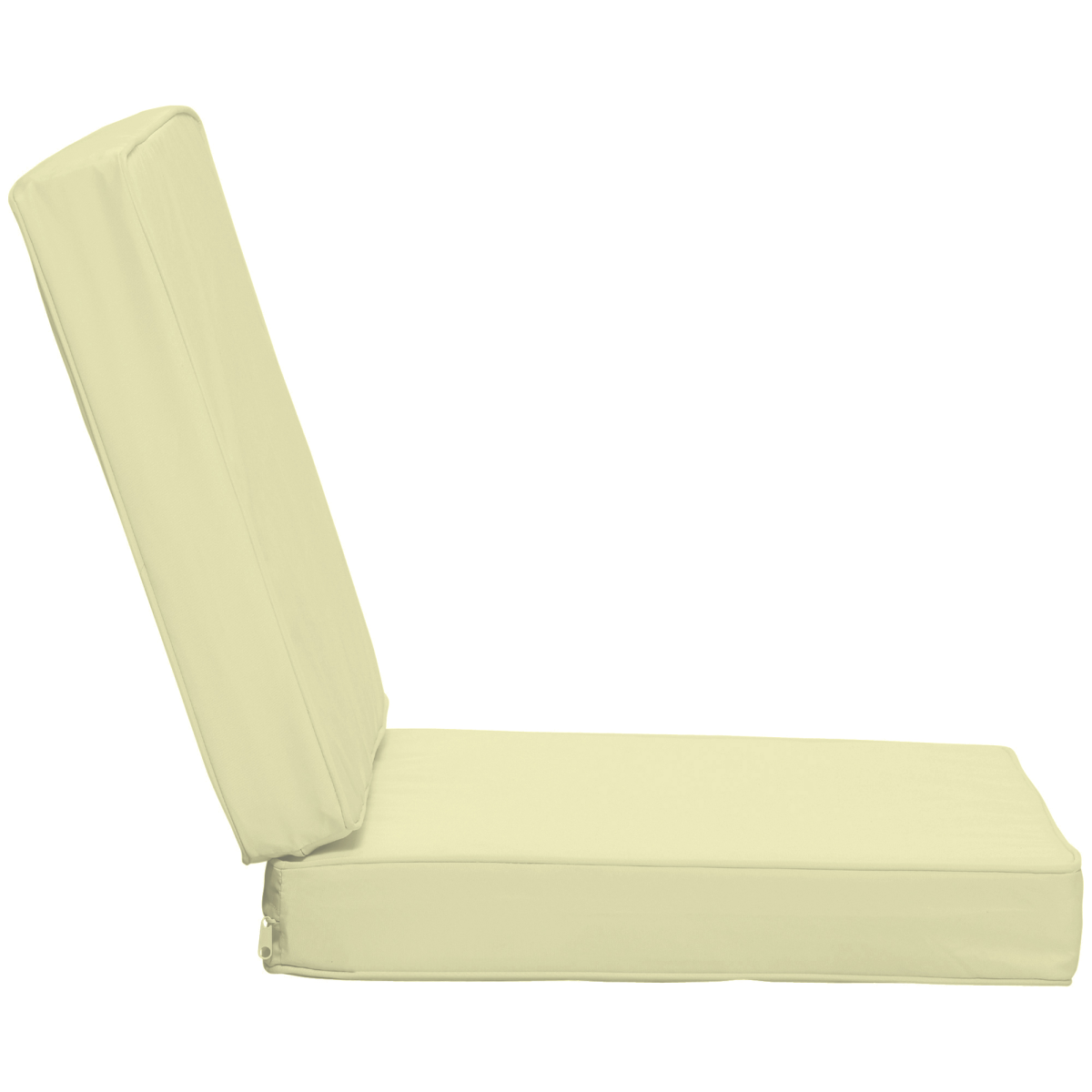 Outdoor Seat and Back Cushion Set Replacement Cushions, Cream White