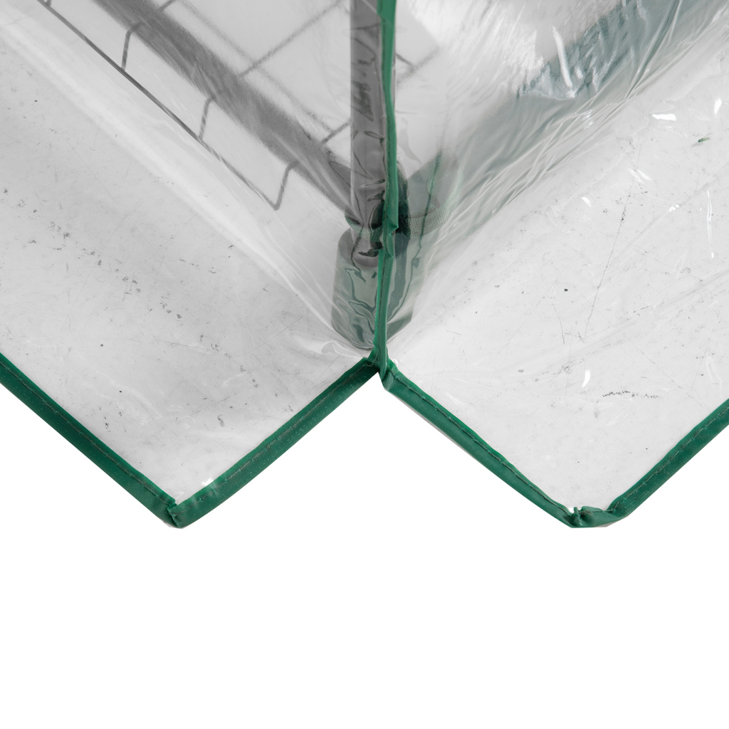 5 Tier Greenhouse OutdoorPortable Shed Metal Frame Transparent 69x49x193cm