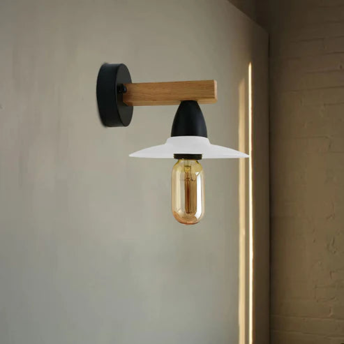 3 Pack Modern Wall Lights with Filament Bulbs~2301