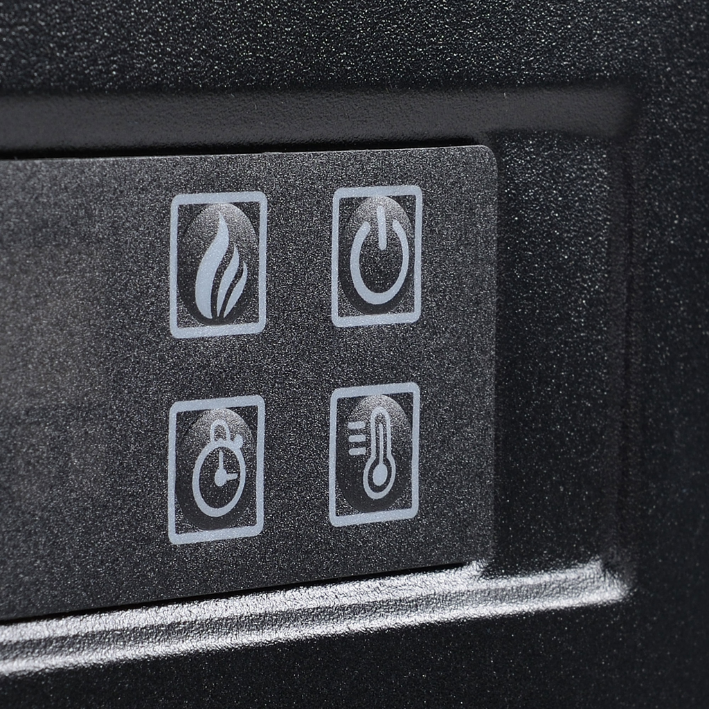 Electric Fireplace Suite Remote Freestanding Fireplace Heater with LED Flame