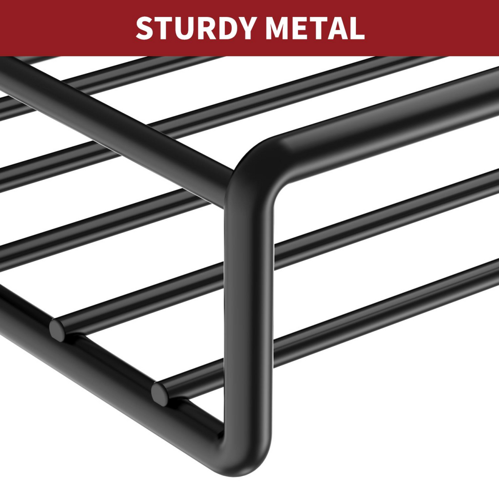 Vinsani 4pc MAGNETIC SPICE RACK METAL SHELF