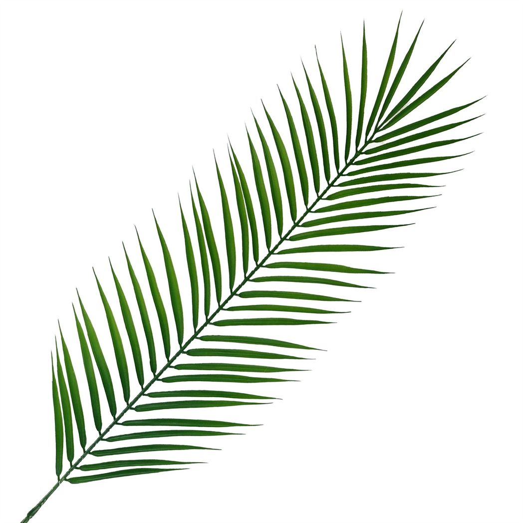 Pack of 6 x 100cm Realistic Artificial Palm Leaf