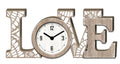 AcaciaHome Durable Table Clock, Art Deco Design