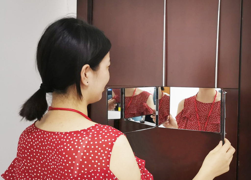 Three-Way Door Mirror