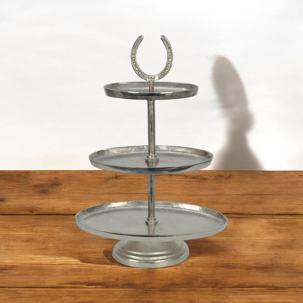 AcaciaHome Horseshoe 3 Tier Dessert Stand