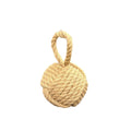 Modern Fabric Rope Nautical Knot Doorstop, Heavy Free Standing Door Wedge