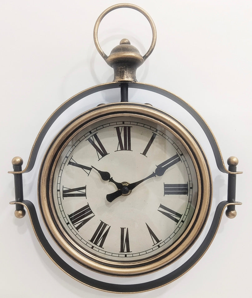 AcaciaHome Durable Wall Clock, Art Deco Design
