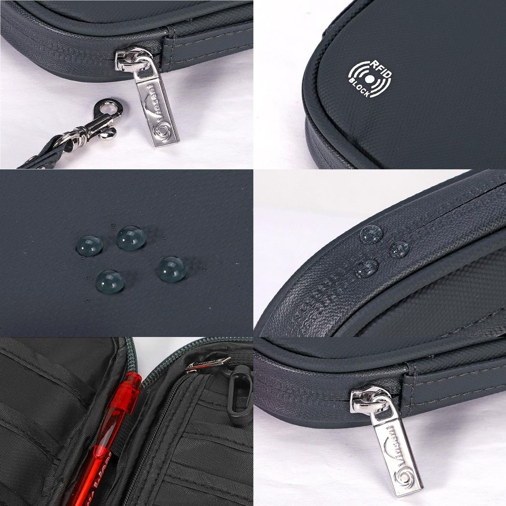 Vinsani Deluxe Passport Org D Grey