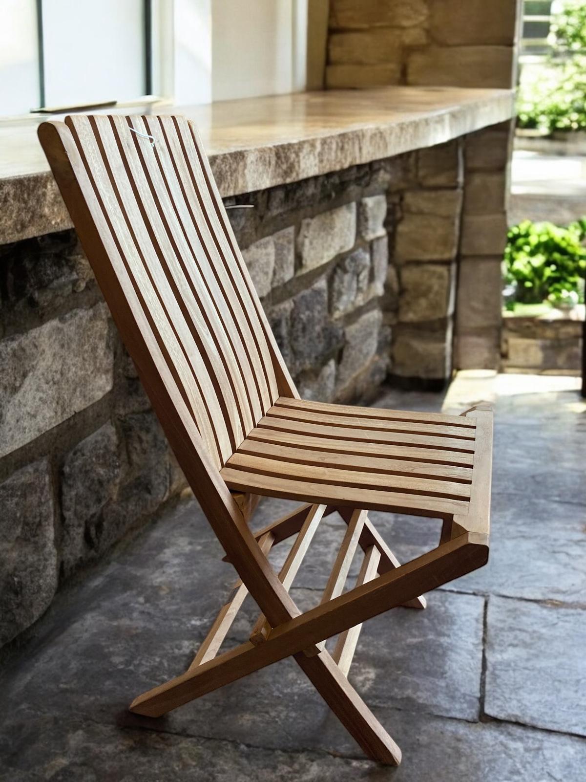 Miami Folding Teak Chair