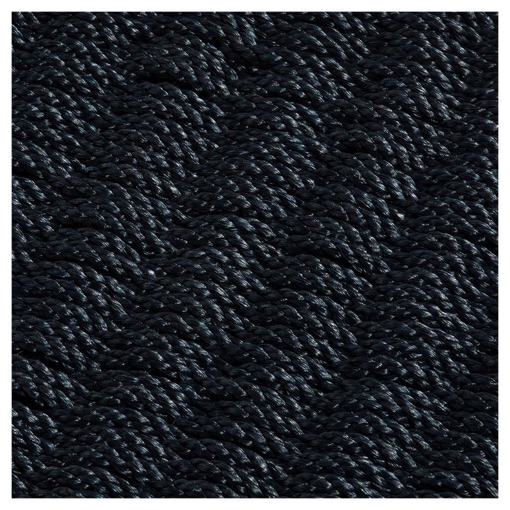 Didsbury Braided Polypropylene 45x75cm Navy Doormat