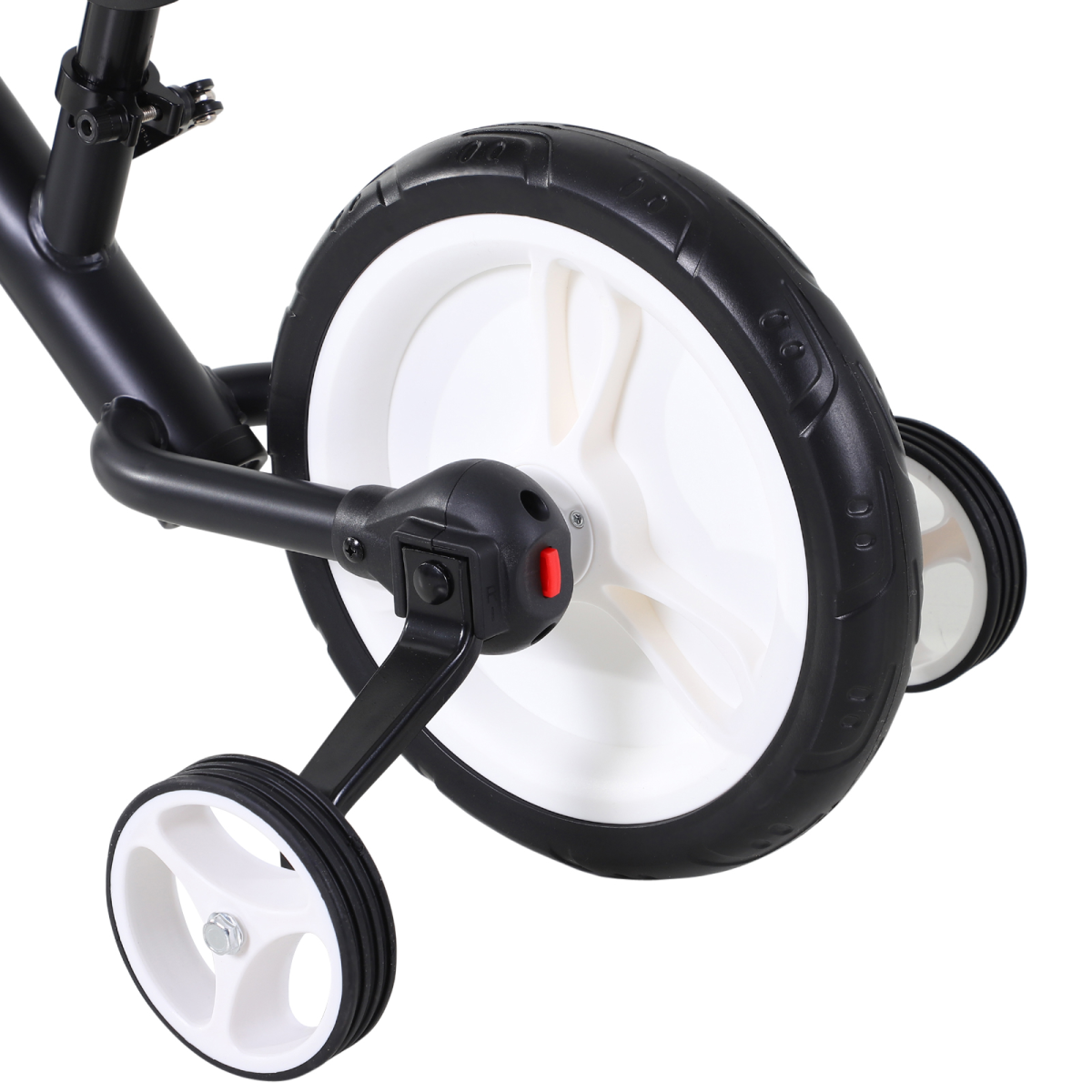 Kids Balance Training Bike Toy with Stabilizers For Child 2-5 Years Black