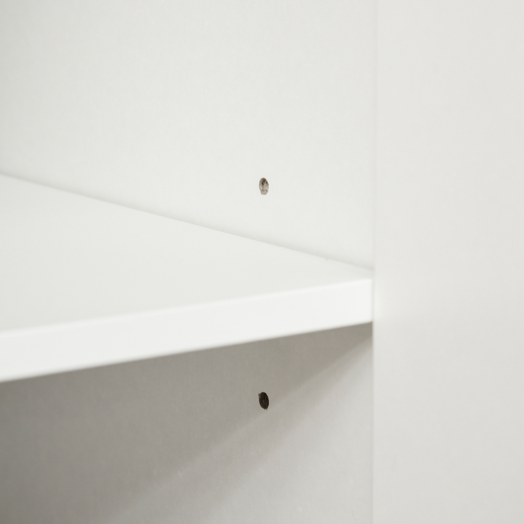 High Gloss Storage Cabinet for Bedroom Living Room Dining Room White