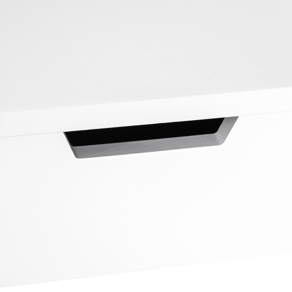 Dressing Table Desk Flip-up Mirror 2 Drawers Bedroom Makeup White HOMCOM