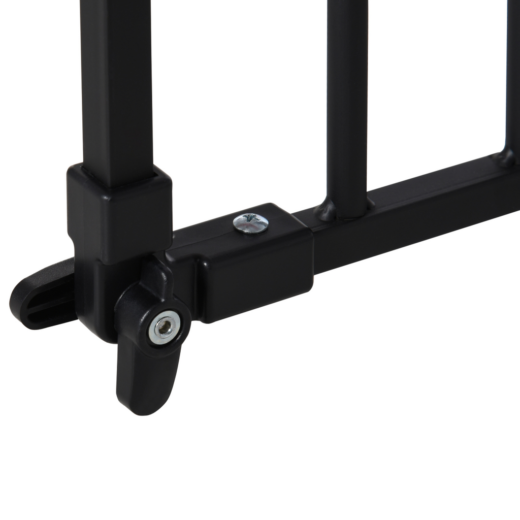 Adjustable Safety Gate 3 Extensions and Four Adjustable Screws, PawHut