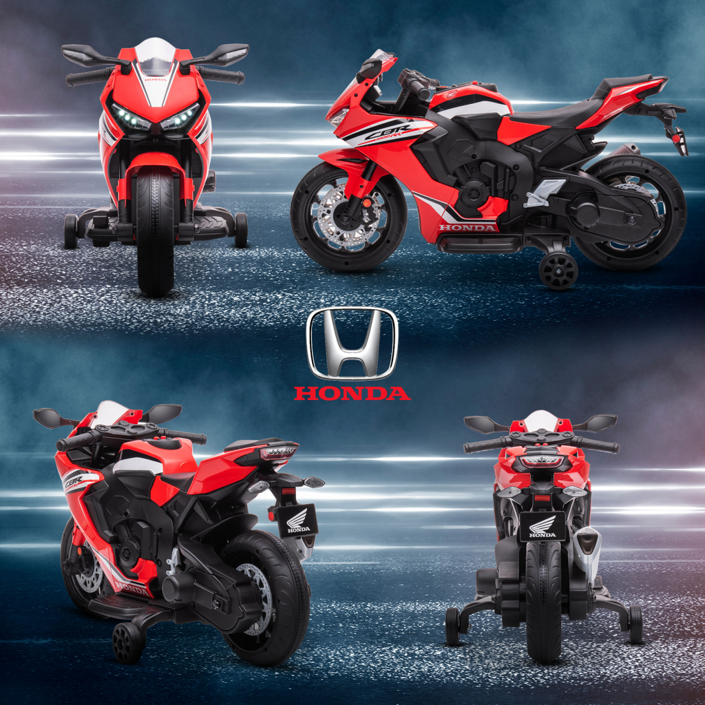 Honda Licensed 6V Kids Electric Motorbike Ride On Car for 3-5 Years Red HOMCOM