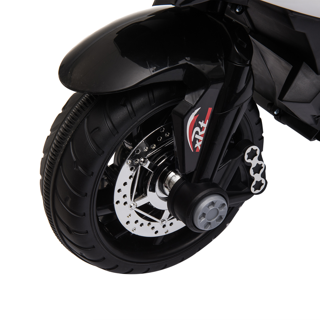 Kids Electric Motorcycle Ride-On Toy Vehicle 6V Battery Music Horn Lights Black