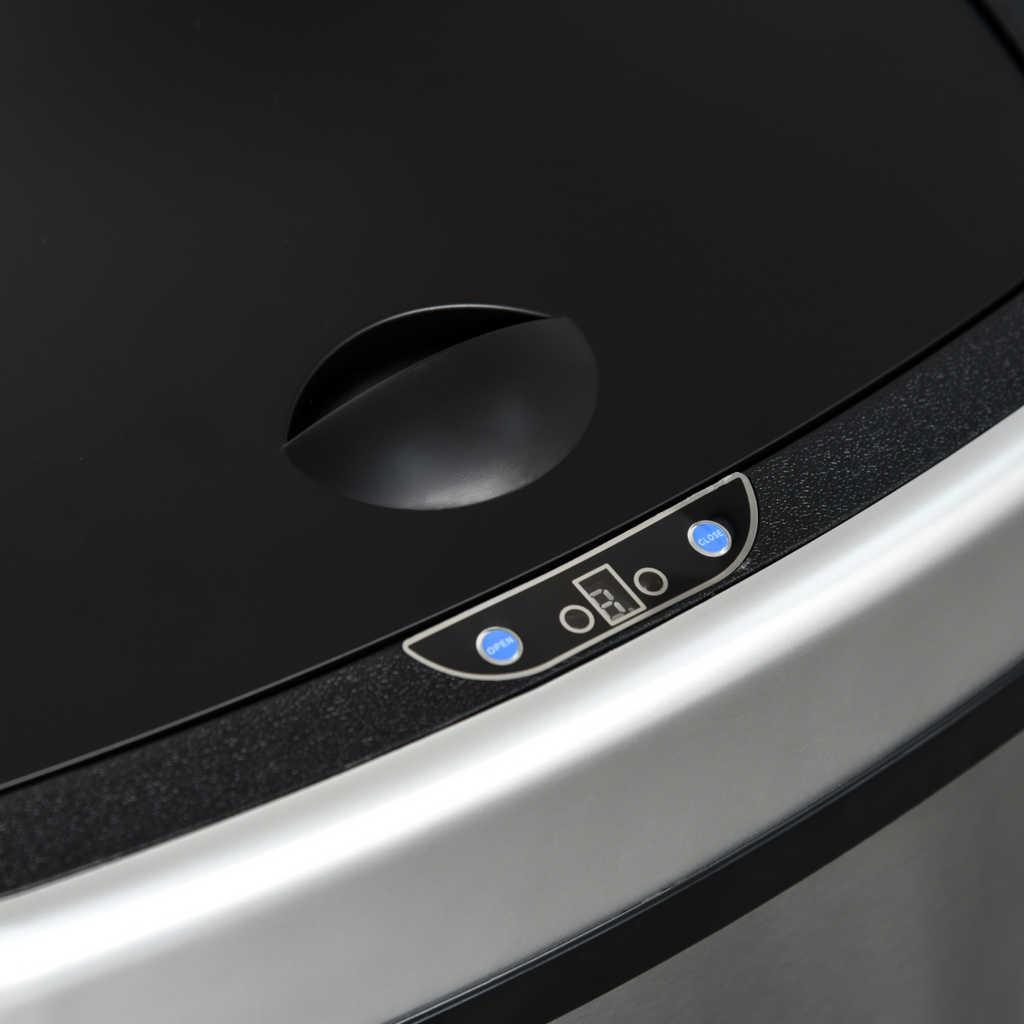 Sensor Dustbin Touchless Automatic Bin Mirror Stainless Steel 48L
