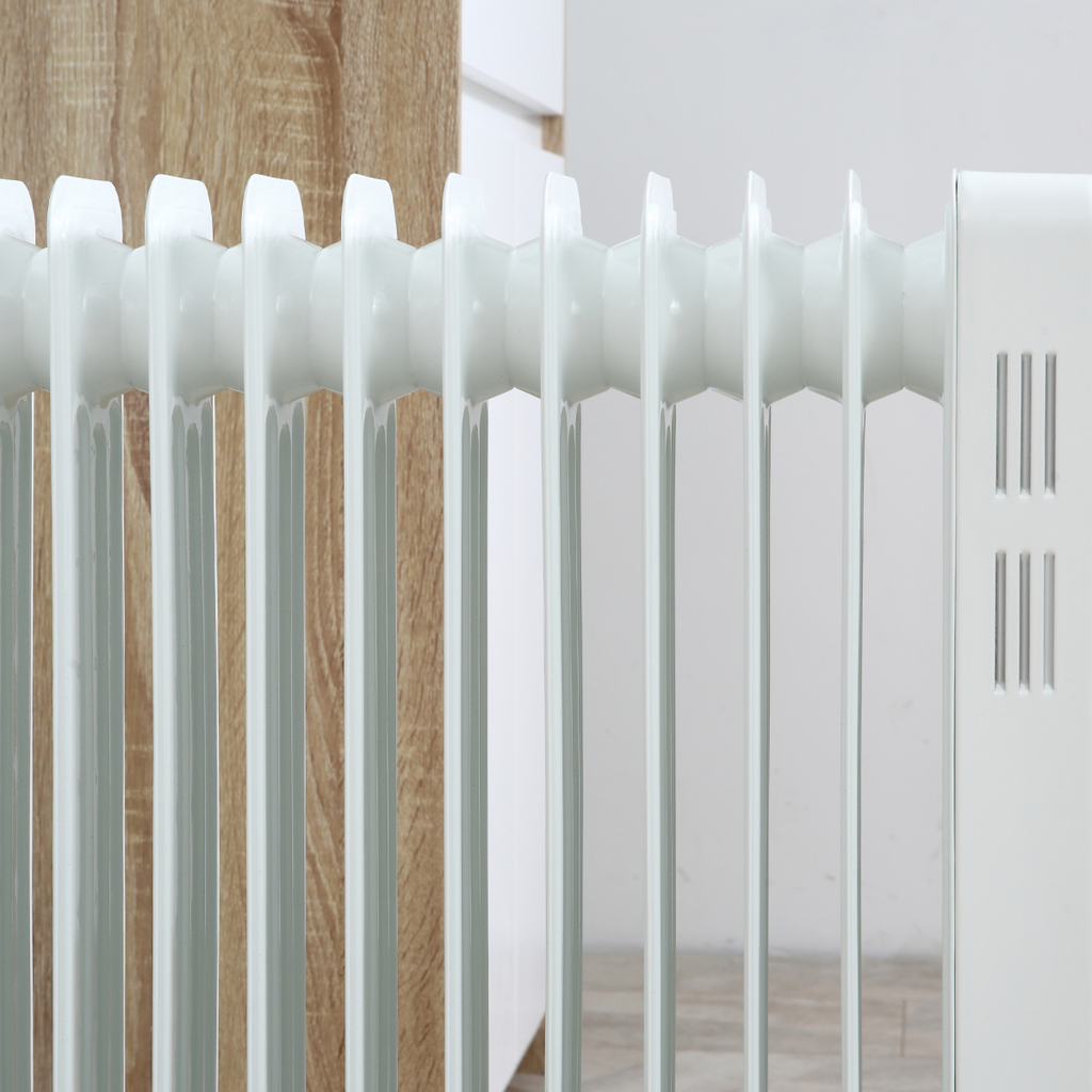 2720W Oil Filled Radiator 3 Heat Settings, Safe Power-Off, 11 Fins