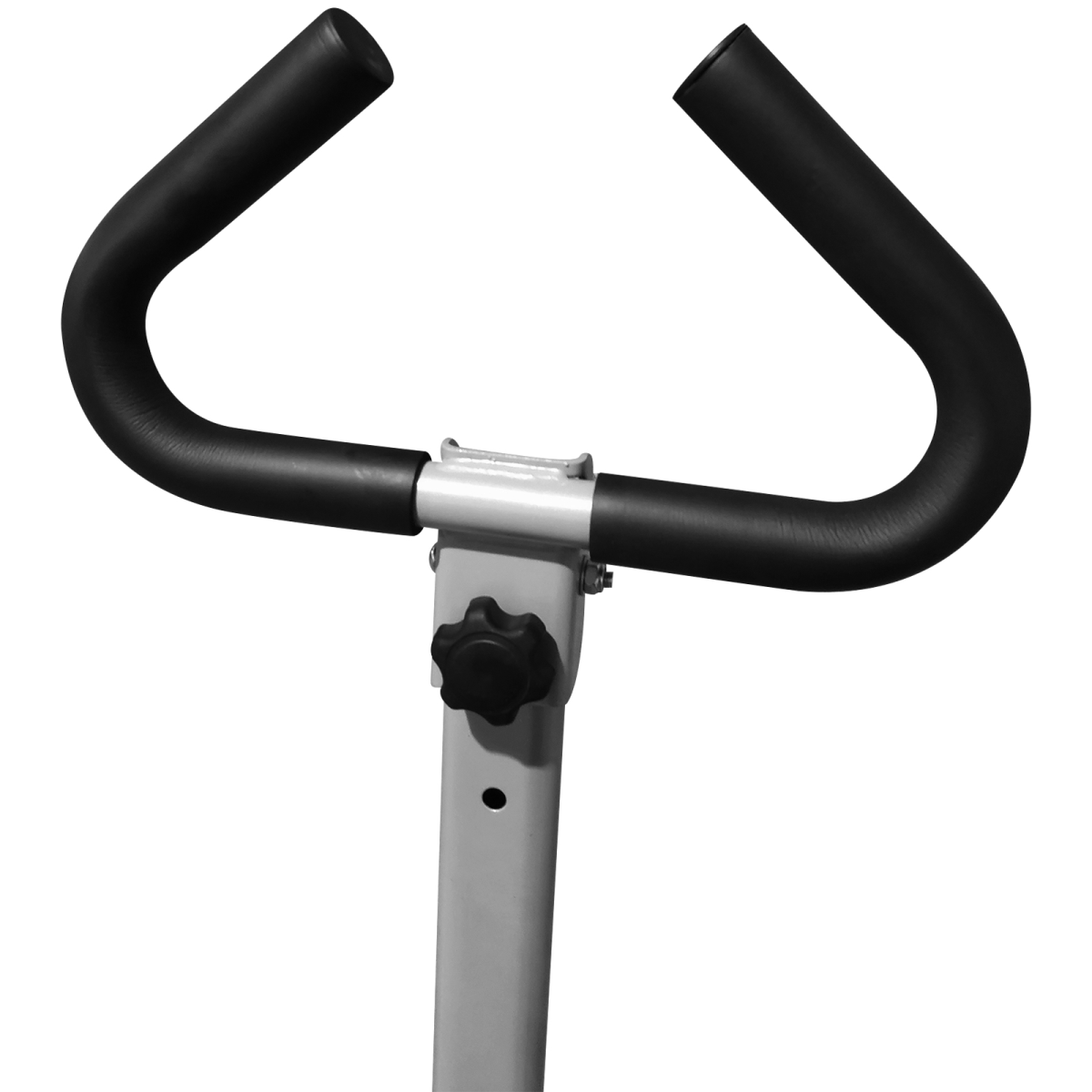Foldable Stepper Adjustable Step Machine w/ Handlebar LCD Display, Grey HOMCOM
