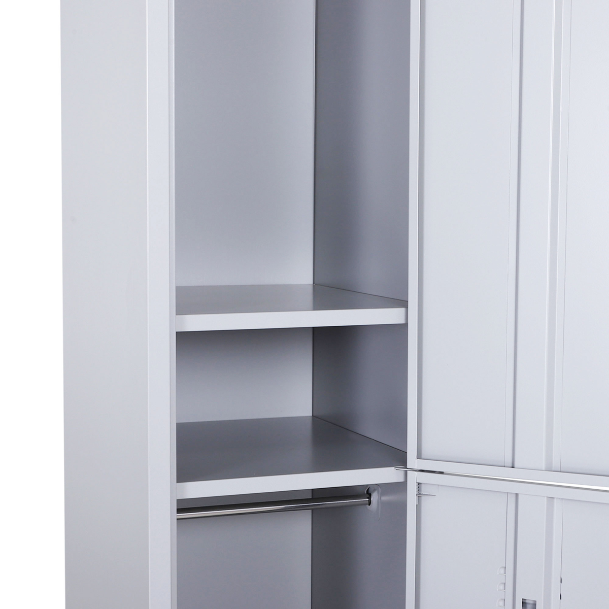 1.8m Locker Office Cabinet Storage Cold Rolled Steel  Storage Shelves Vinsetto