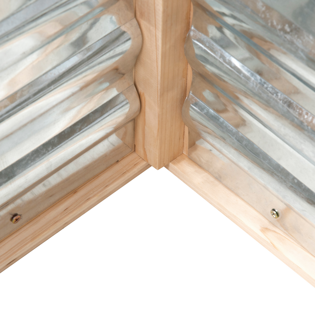 Raised Garden Bed with Greenhouse Top, 122x 61 x 81.7cm, Natural Kit