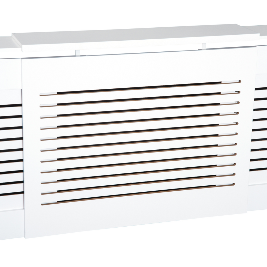 Extendable MDF Radiator Cover MDF-White
