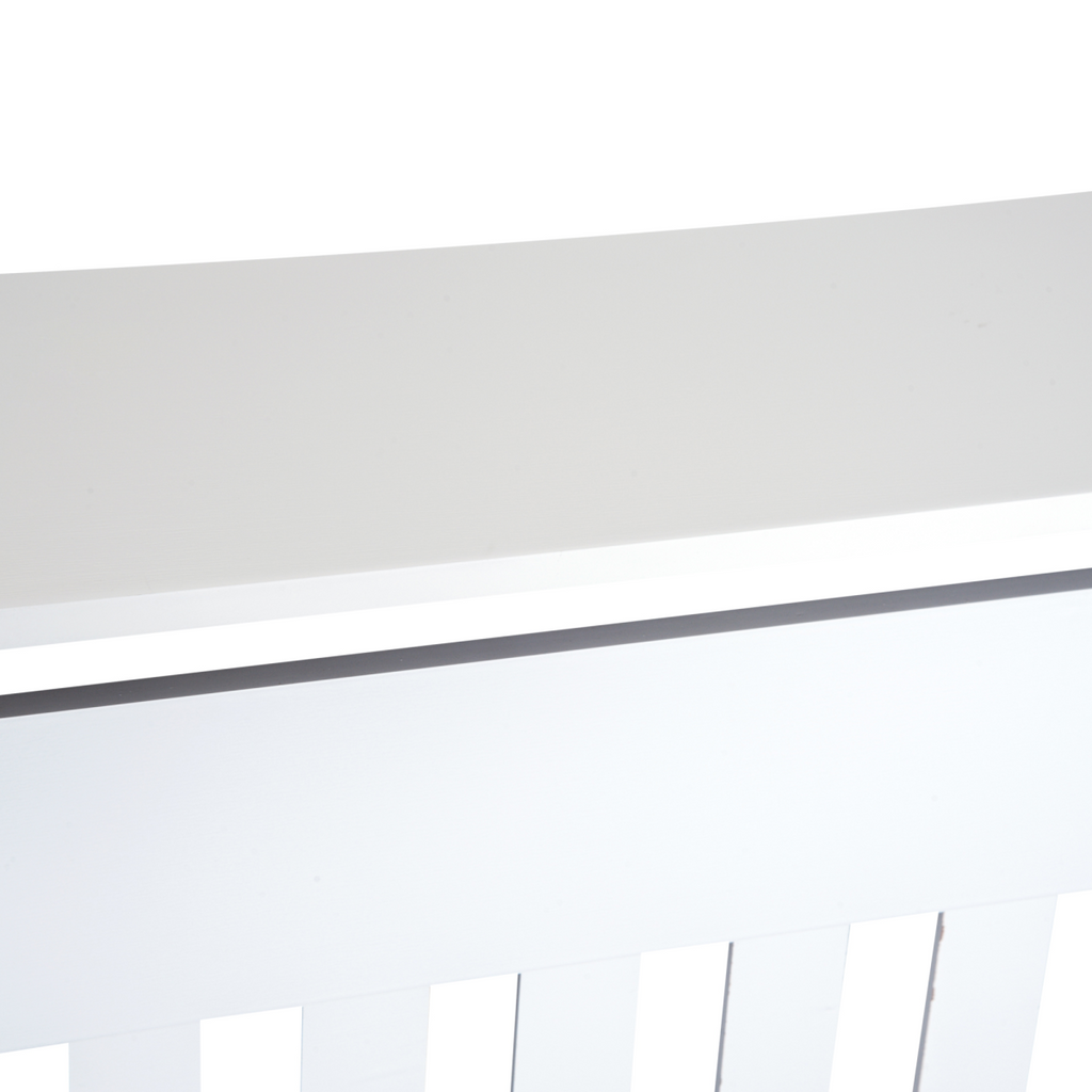 Radiator Cover Wooden Cabinet Shelving Home Office Vertical Slattted Vent