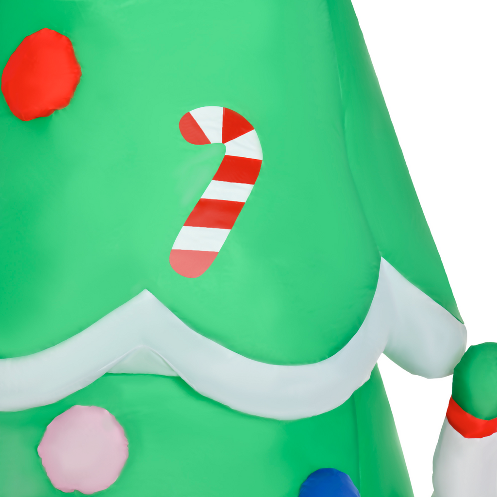 7FT Christmas Inflatable Tree LED Lighted for Indoor Outdoor Decoration