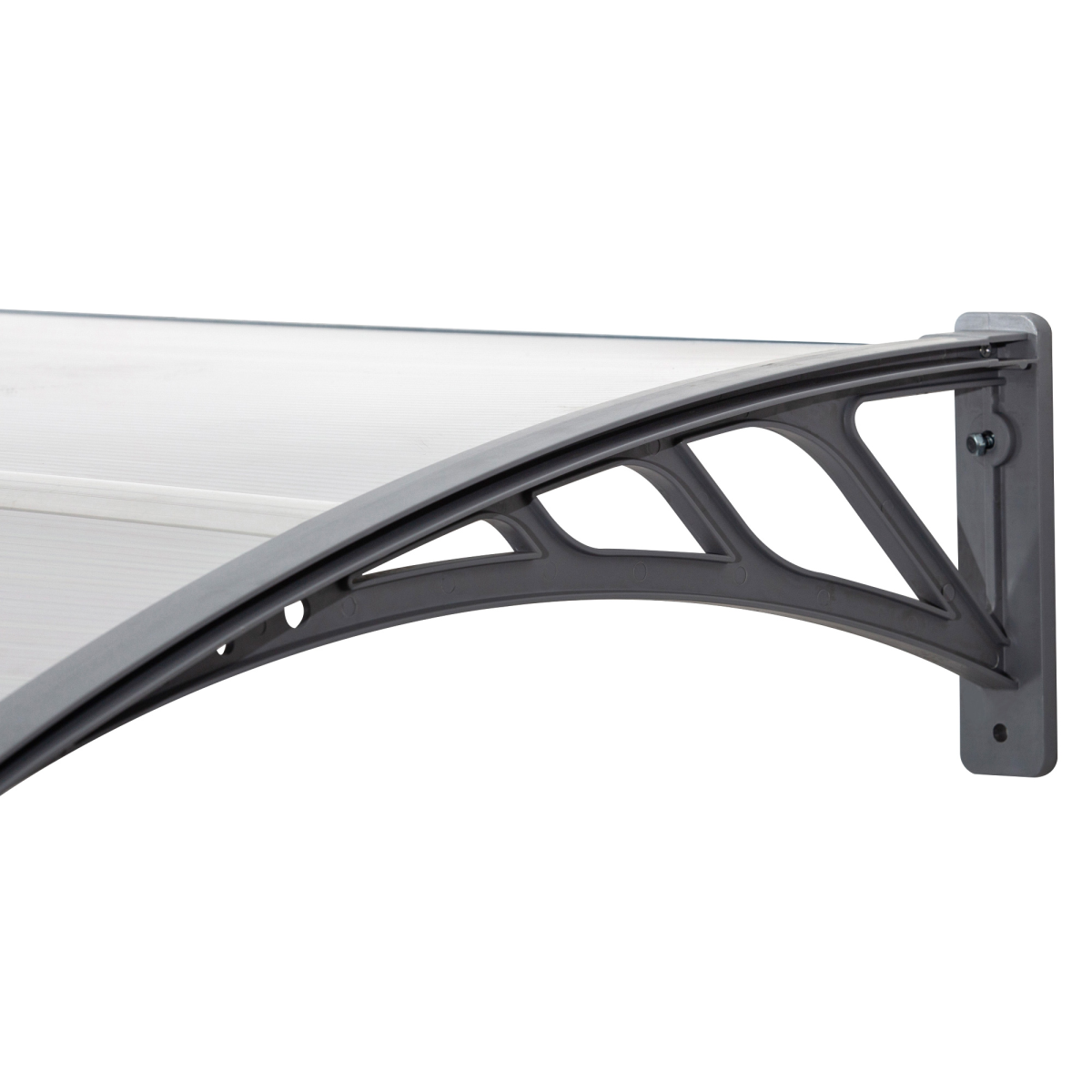 Door Canopy Awning Outdoor Window Rain Shelter Cover Clear