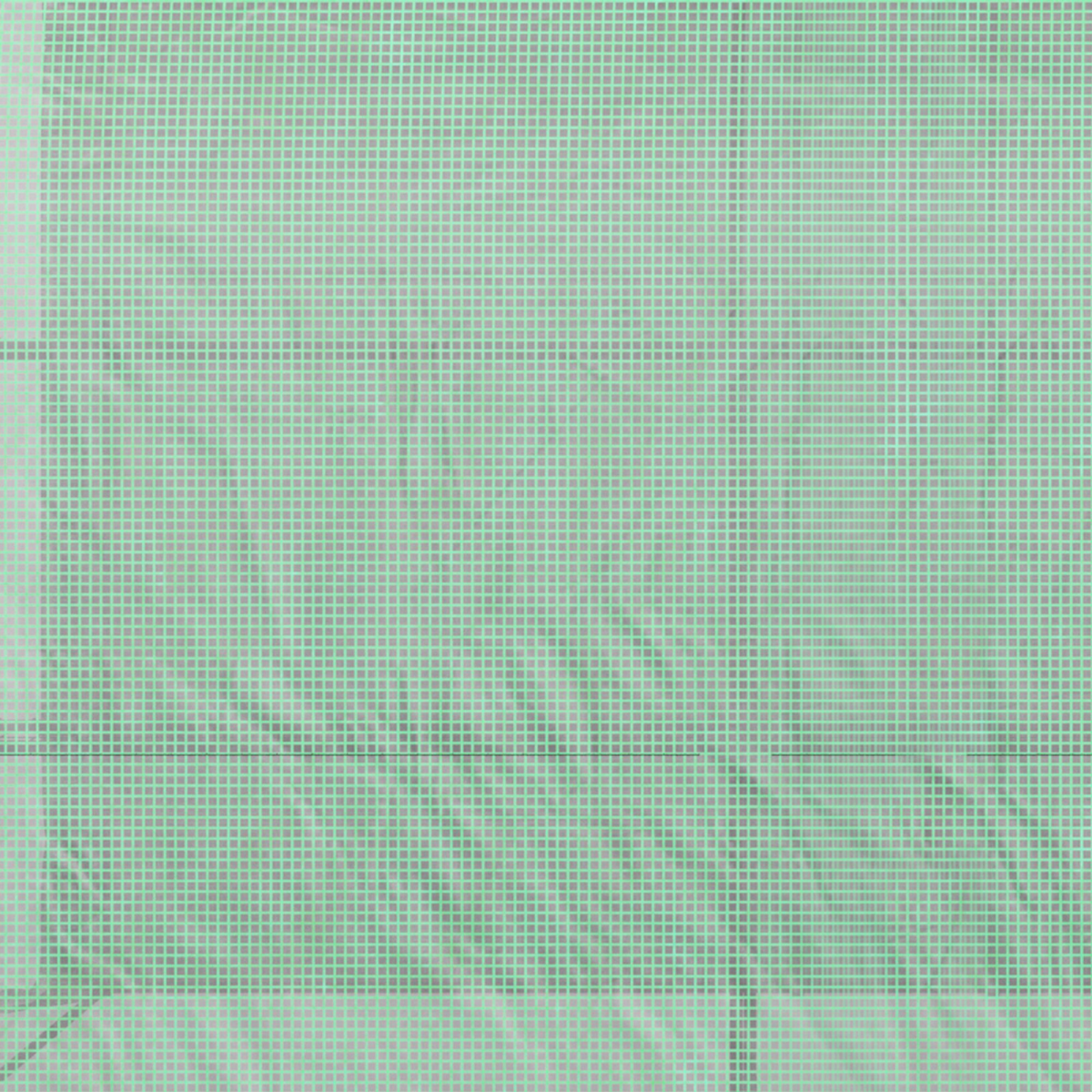 Walk-In Greenhouse PE Cover and 3-Tier Shelves, Green, 300x150x213 cm