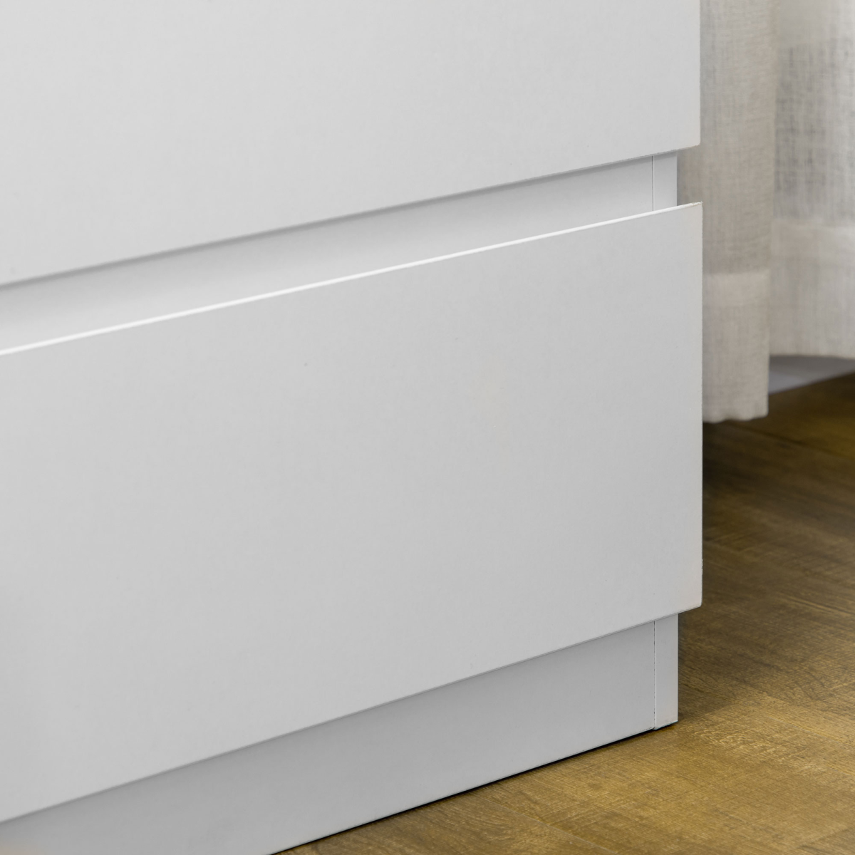 Chest of Drawers 3-Drawer Dresser Storage Organiser for Bedroom, White