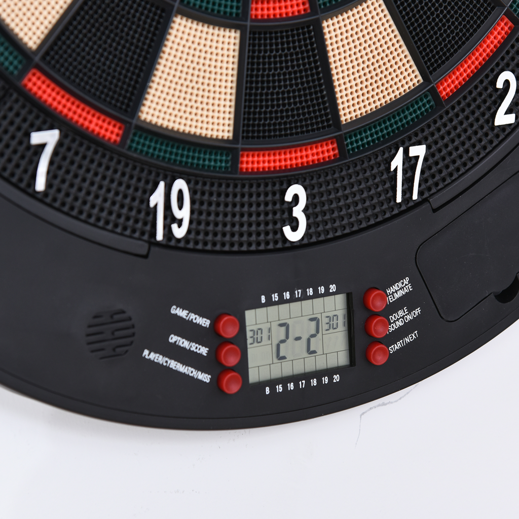Electronic Dartboard Set 26 Games and 185 Variations with 6 Darts