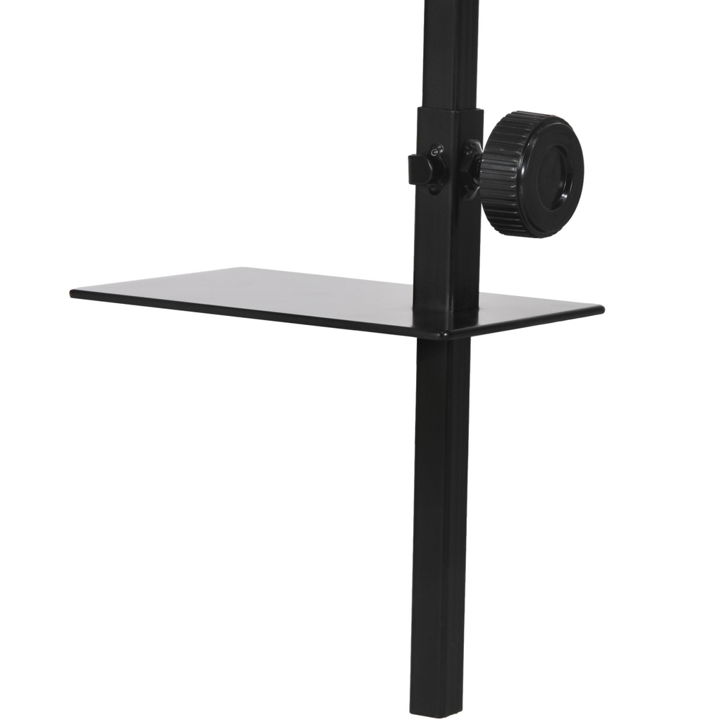 PawHut Reptile Lamp Stand, Adjustable Lamp Holder with Hook Hanging Base