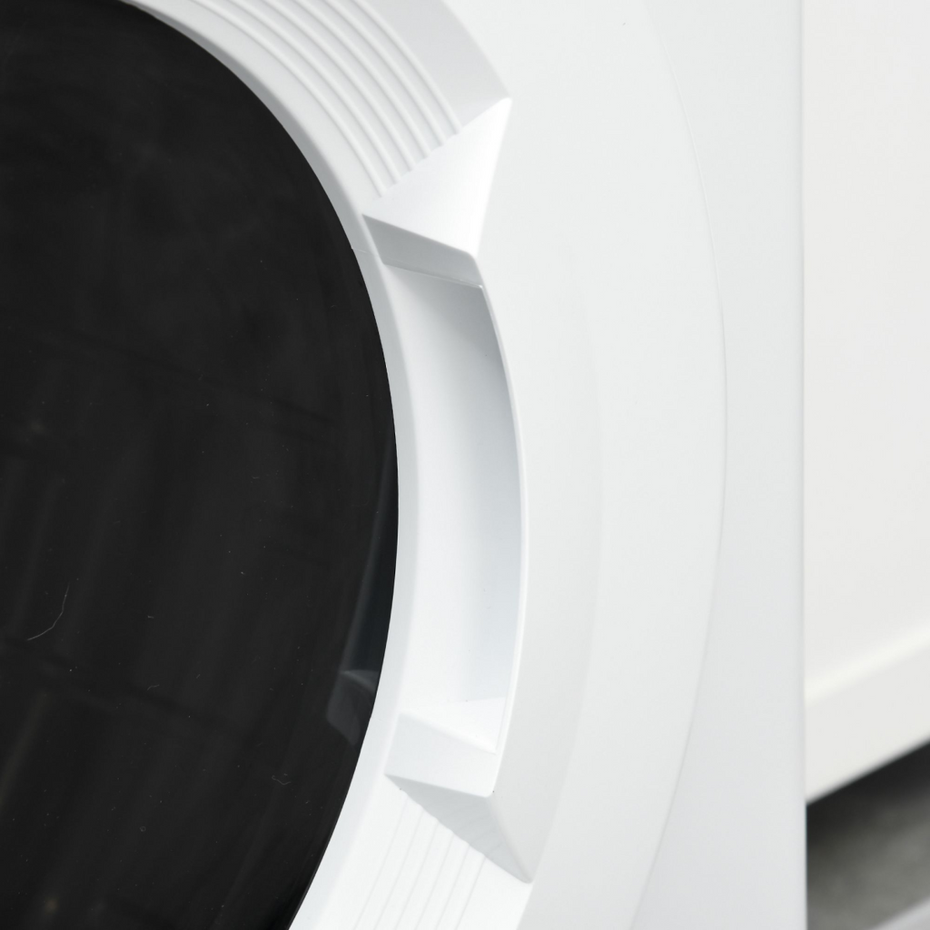 HOMCOM 6kg Vented Tumble Dryer with 7 Dry Programmers for Small Spaces White