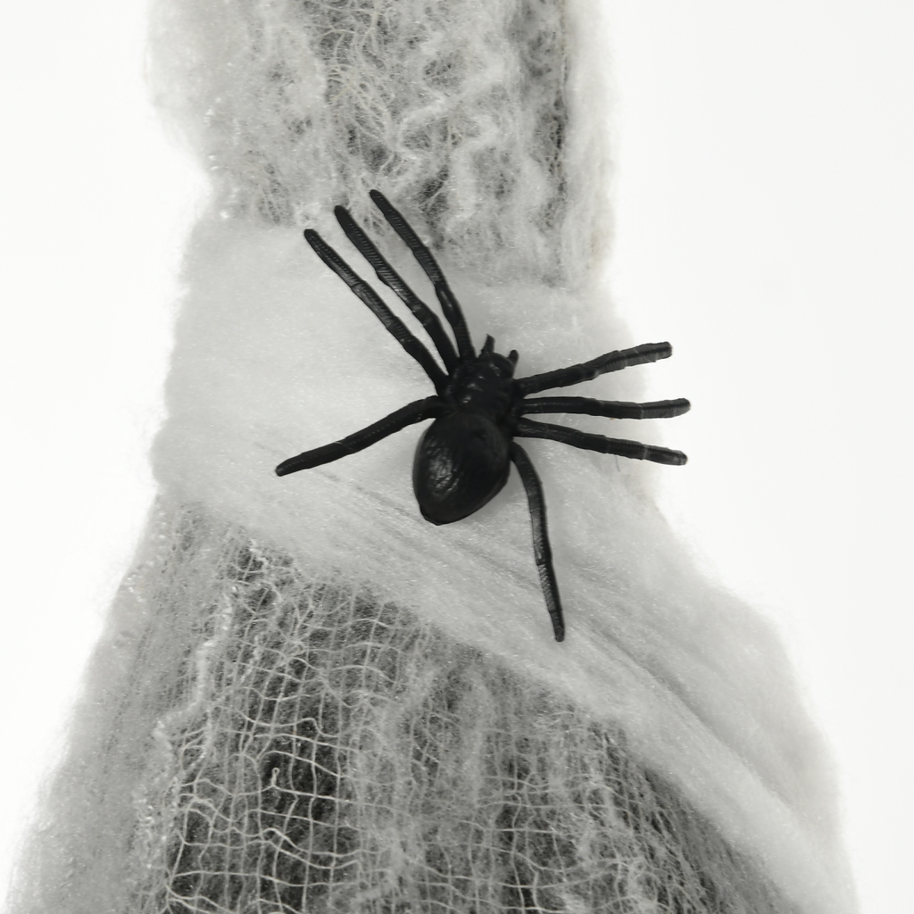 HOMCOM 5.5ft Animated Halloween Decoration Hanging Mummy with Spider Web