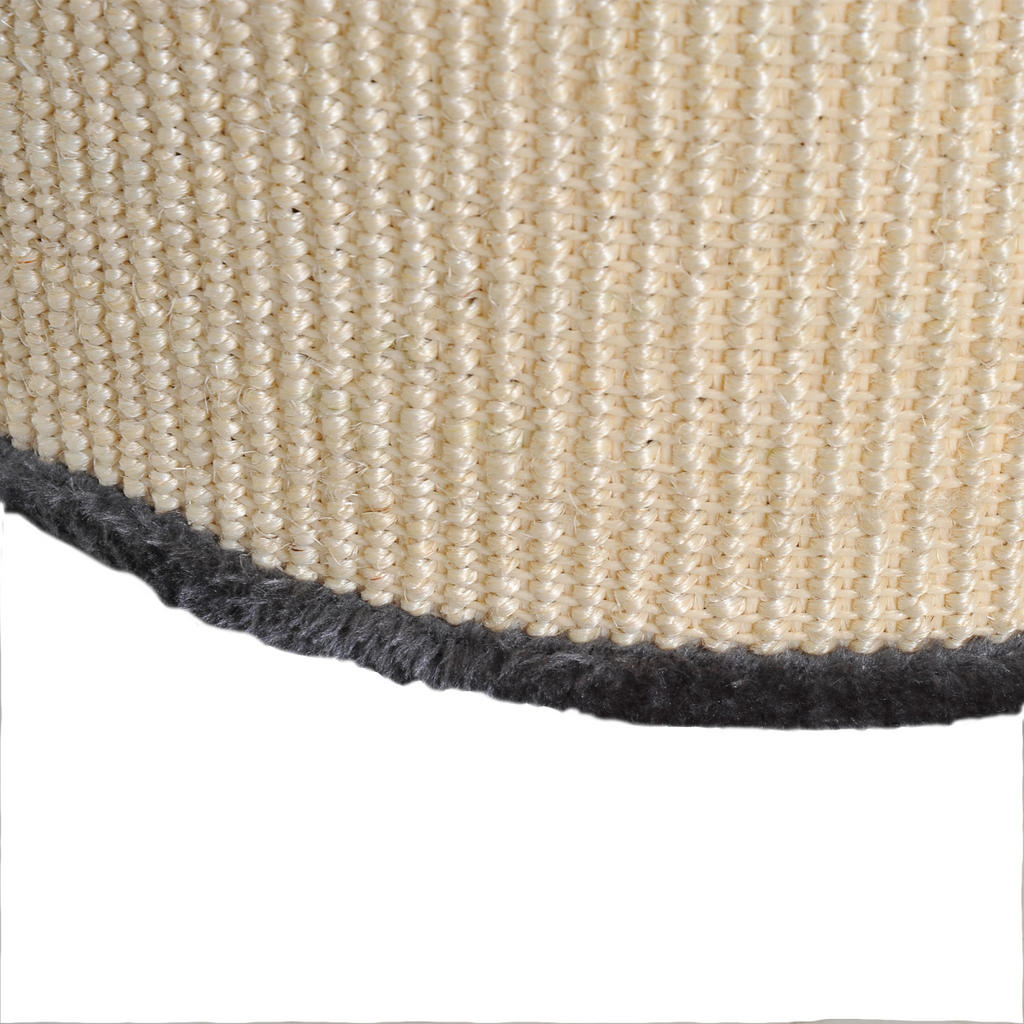 Cat Scratching Barrel Sisal Activity Center 3 Dens Observation Deck 70H Pawhut
