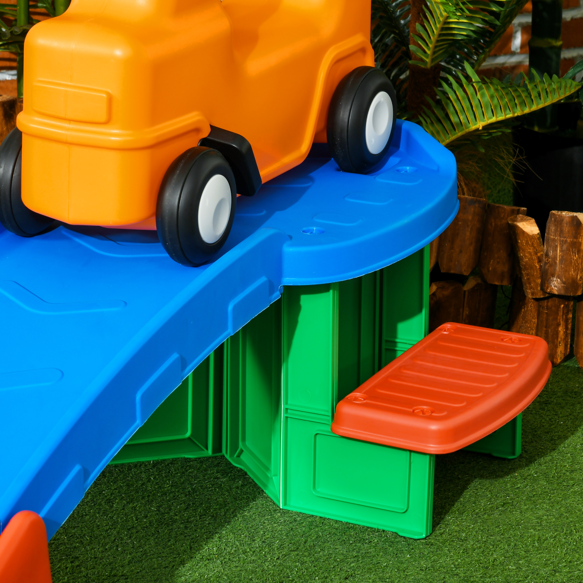 3(m) Up and Down Rollercoaster for Kids with Non-Slip Steps, for Ages 2-5 Years