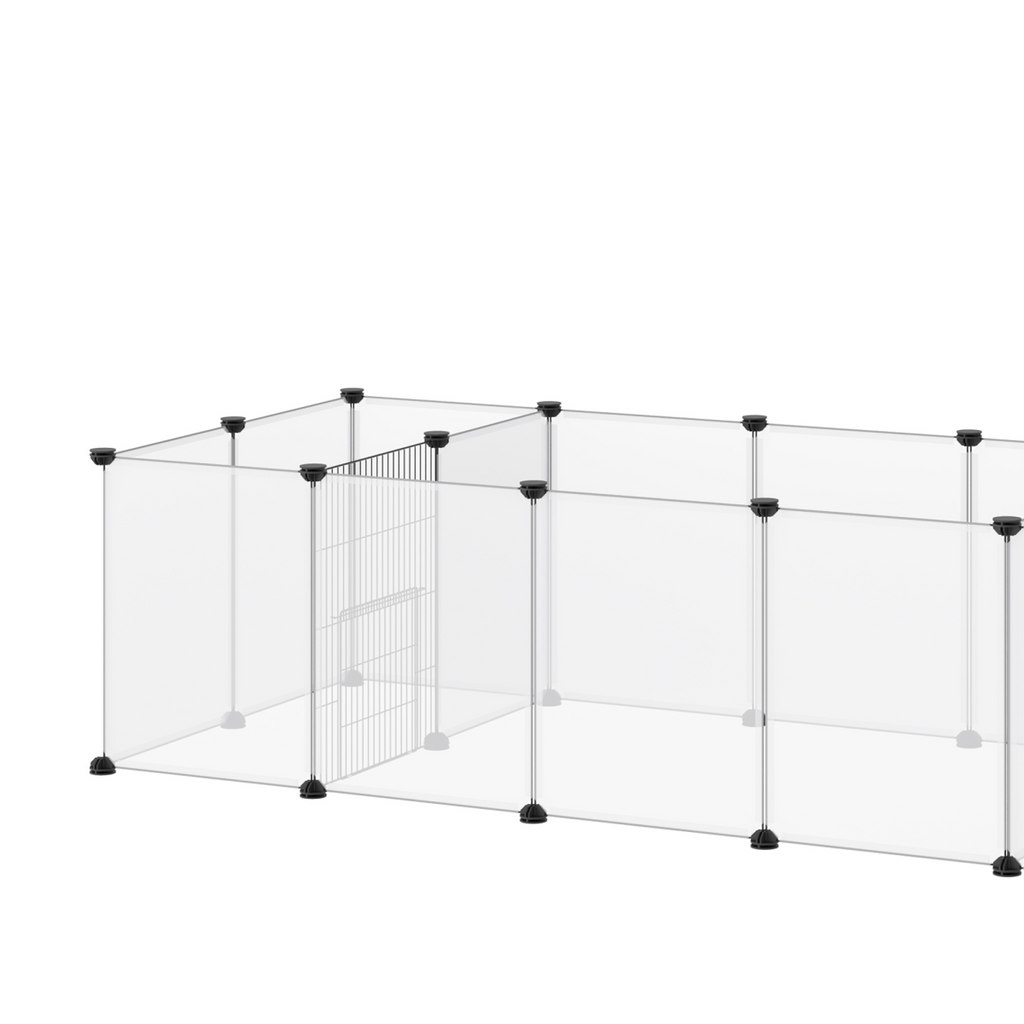 Pet Playpen, 18 Panels DIY Small Animal Cage for Guinea Pigs Hedgehogs