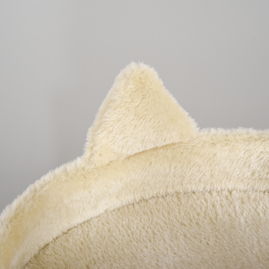 3-Tier Deluxe Cat Activity Tree Scratching Posts  Kitten Beige Pawhut