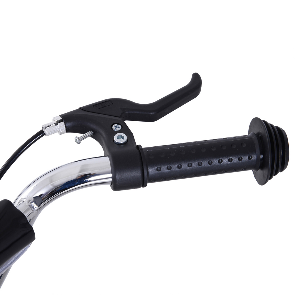 HOMCOM Teen Scooter Adjustable Height Dual Brakes Rubber Wheels Kickstand