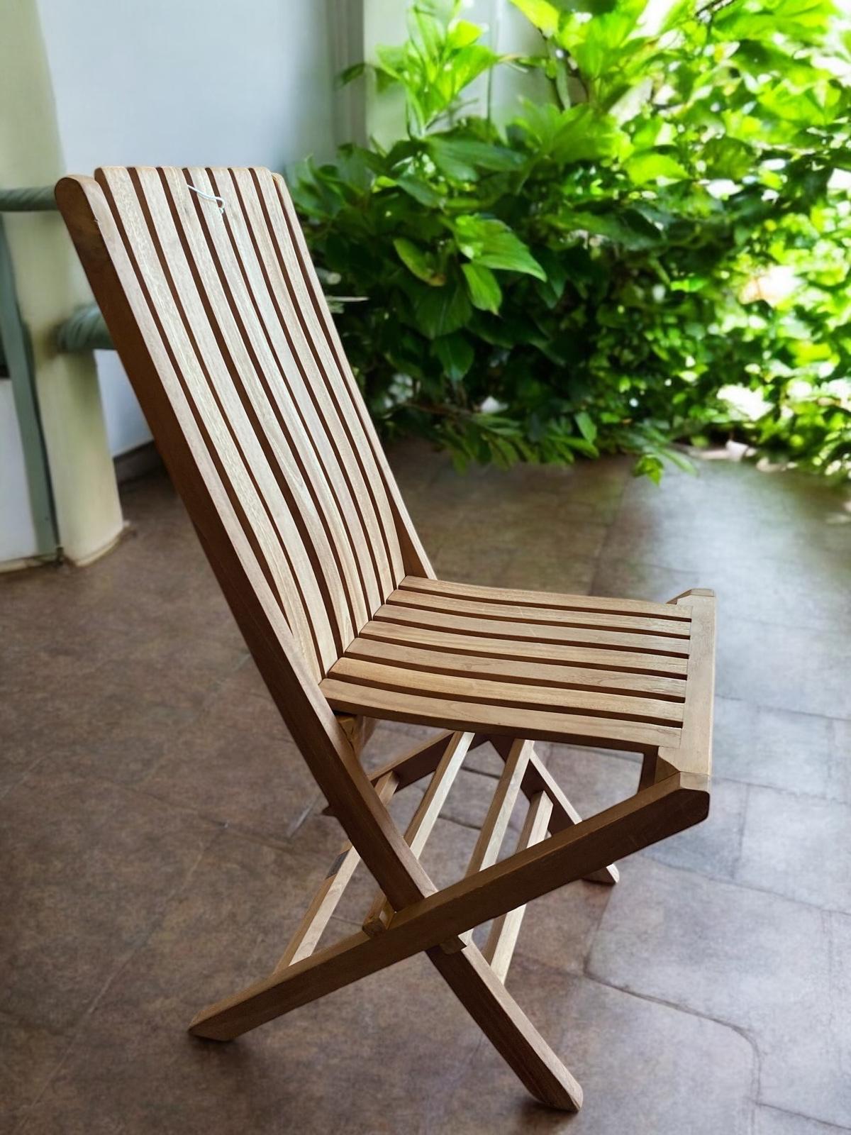 Miami Folding Teak Chair