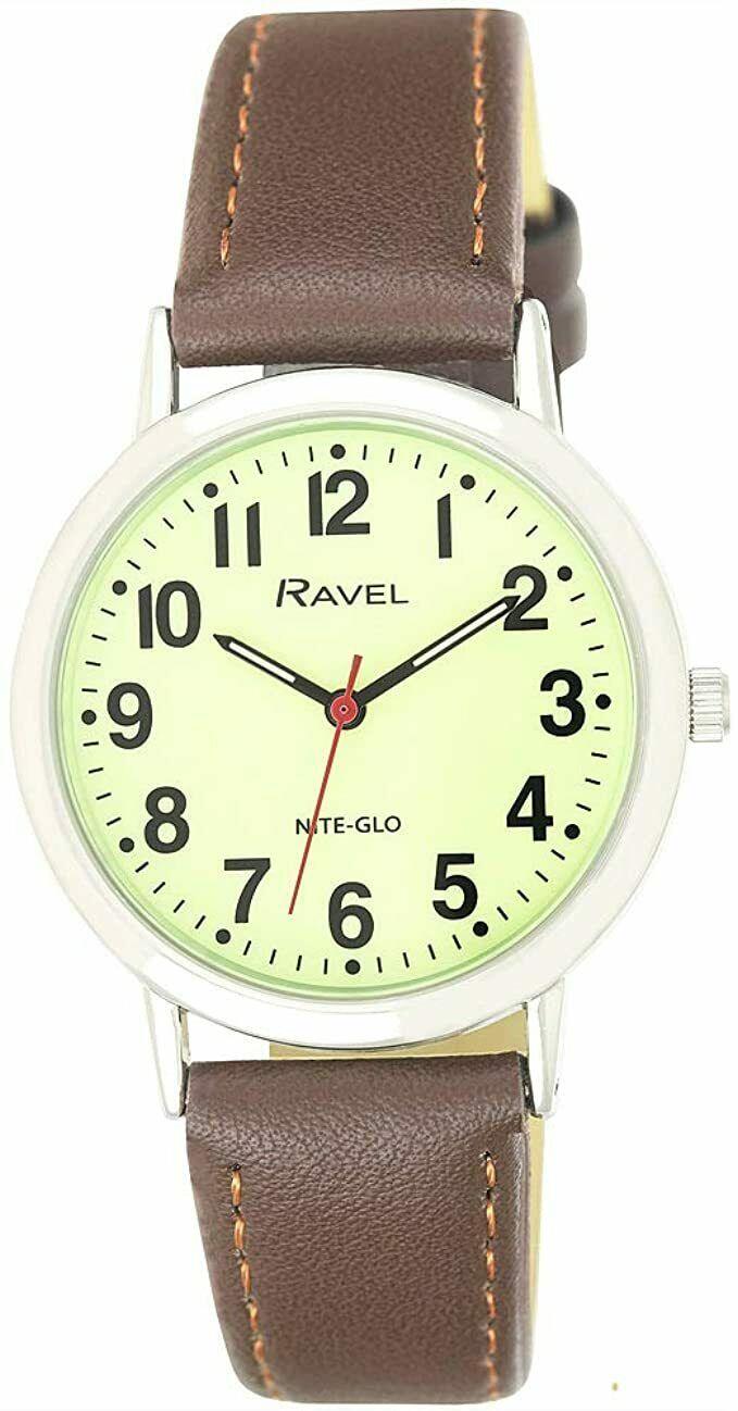 Ravel Men's Basic in The Dark Luminous Dial Watch R.GL.02