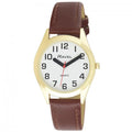 Ravel Men's Classic Strap Watch Brown/Gold Watch R0125.45.1