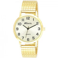 Ravel Men's Basic Slimline Soft Comfort Fit Expander Bracelet Wrist Watch R0201.11.1s