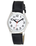 Ravel Womens Super Bold Easy Read Dial Silver Polished Round Case Watch R0125.01.2