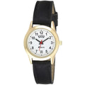 Ravel Womens Gilt Day/Date Faux Leather Strap Watch R0706.19.2