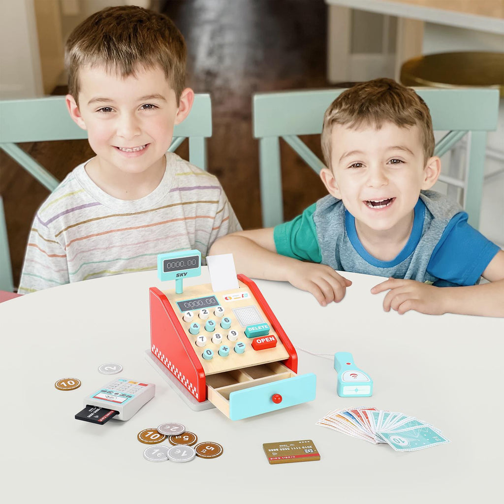 SOKA Cash Register-Red & Mint