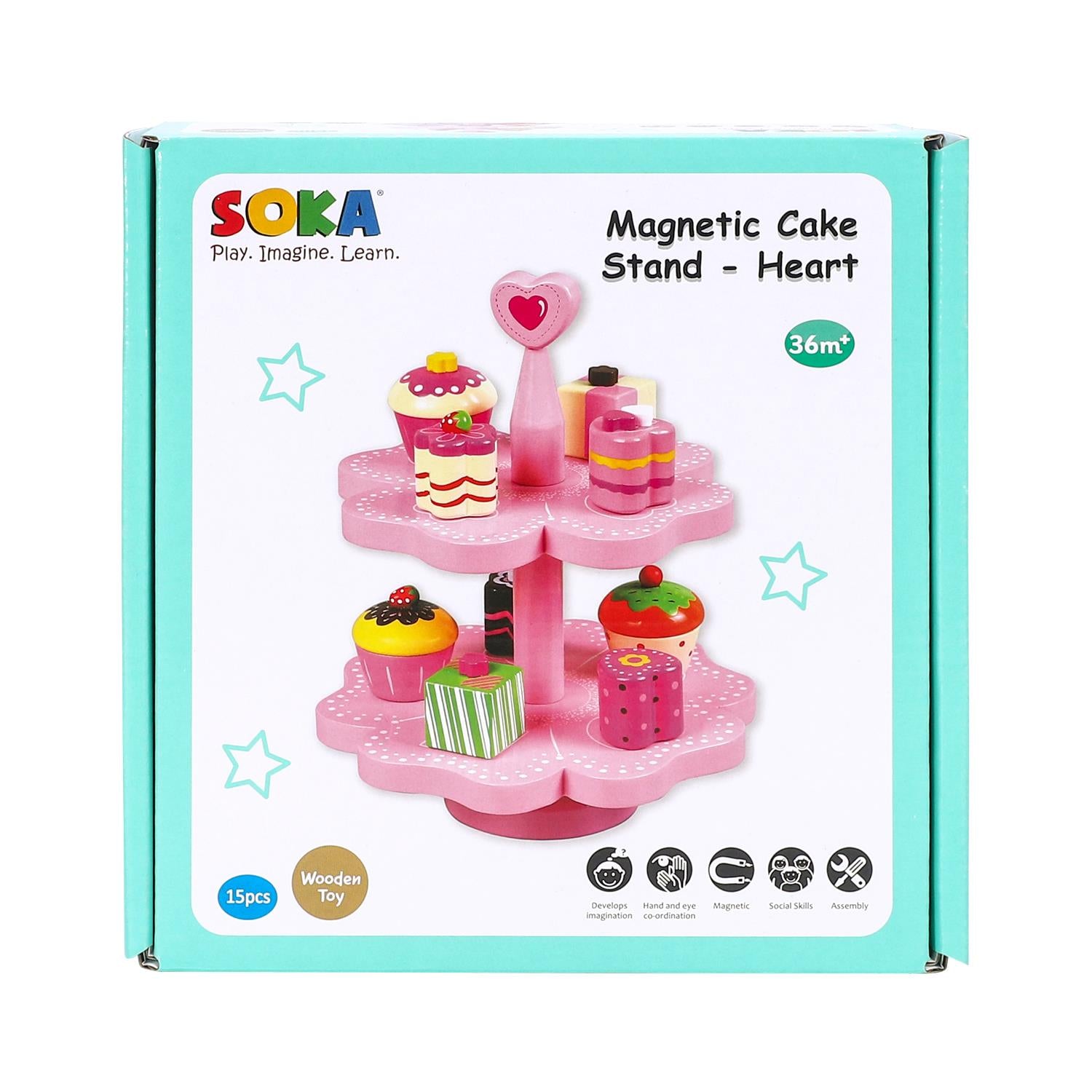 SOKA Magnetic Cake Stand - Heart