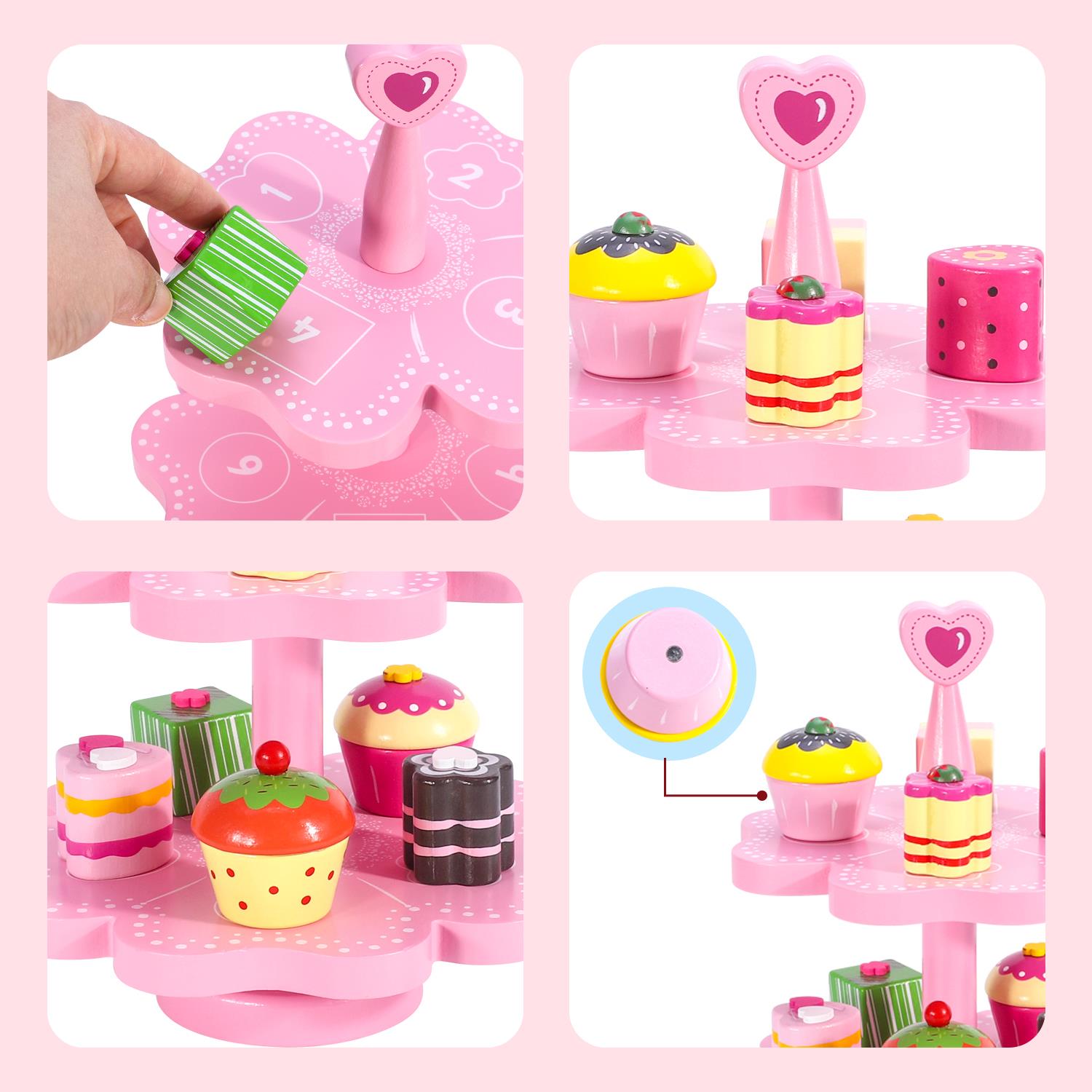 SOKA Magnetic Cake Stand - Heart